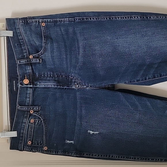 J.Crew Size 29 Vintage Straight Medium-Dark Wash Blue Jeans, Excellent Used Cond - Picture 12 of 15